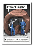 Poschtkard "Proscht Naijohr"
